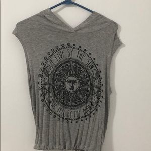 Sun Muscle Tee With Hood